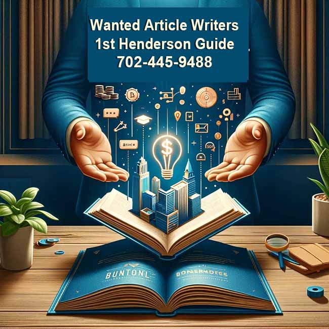 Wanted Article Writers 1st Henderson Guide 1stHendersonGuidecom